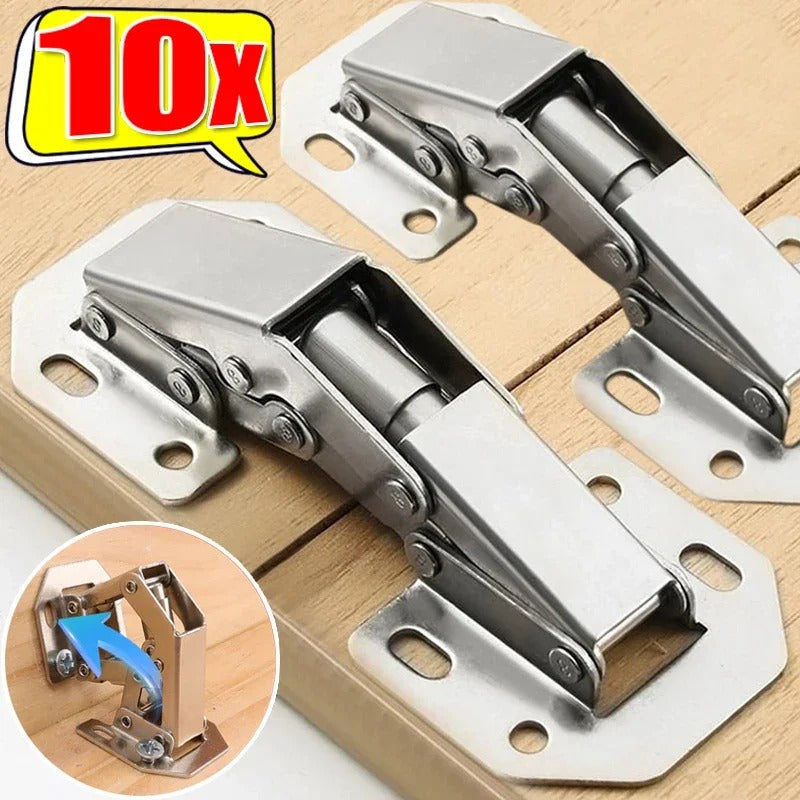 Cabinet Hinges 10-Pack | Soft-Close Concealed Door Hinges