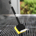 Grill Brush with Steam Cleaning & Scraper | Heavy-Duty BBQ Cleaner