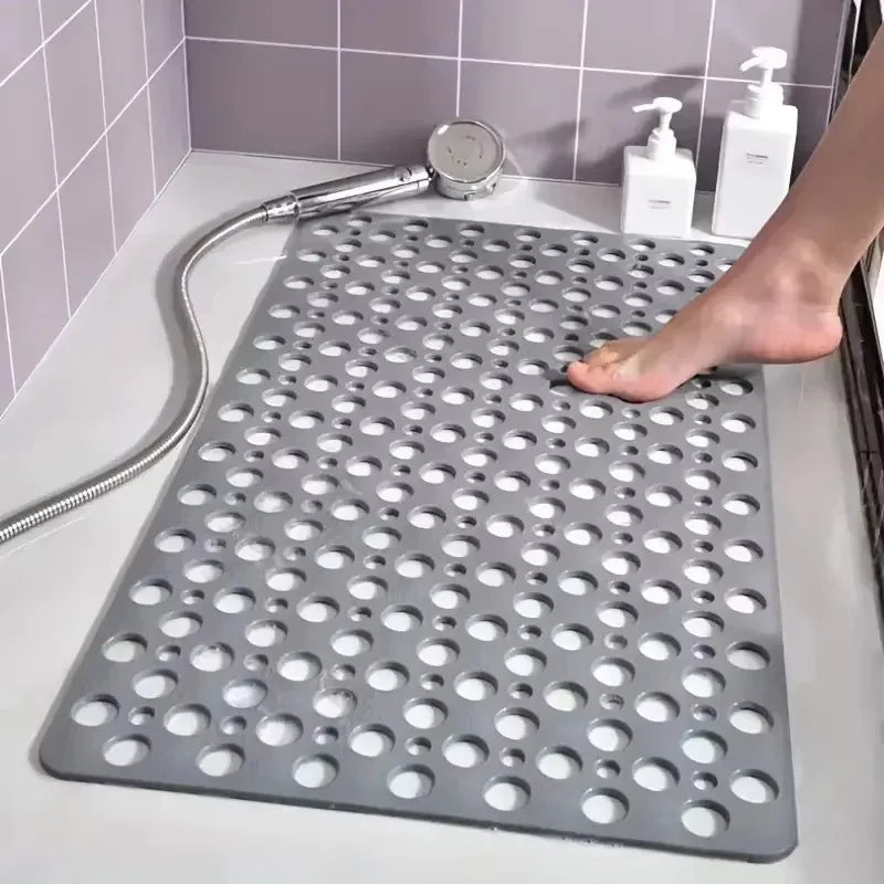 Non-Slip Bath Mat for Shower | Quick-Dry Safety Rug with Suction