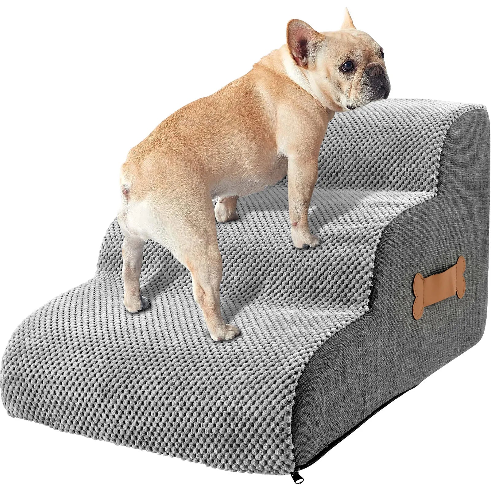 Dog Stairs for Bed | Foldable Pet Steps for Small & Senior Dogs