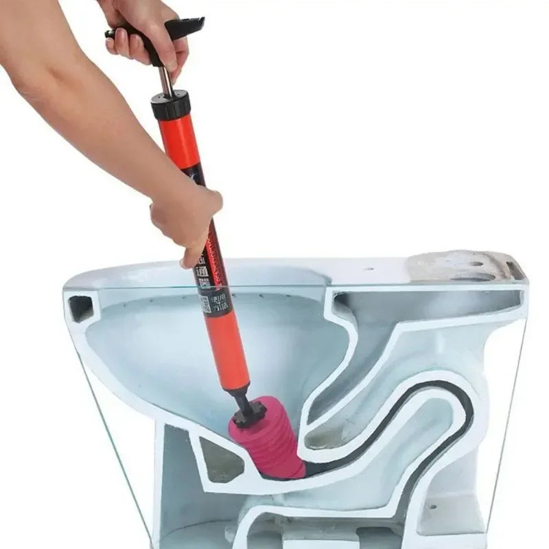 High-Pressure Toilet Plunger | Accordion Force Cup Clog Remover