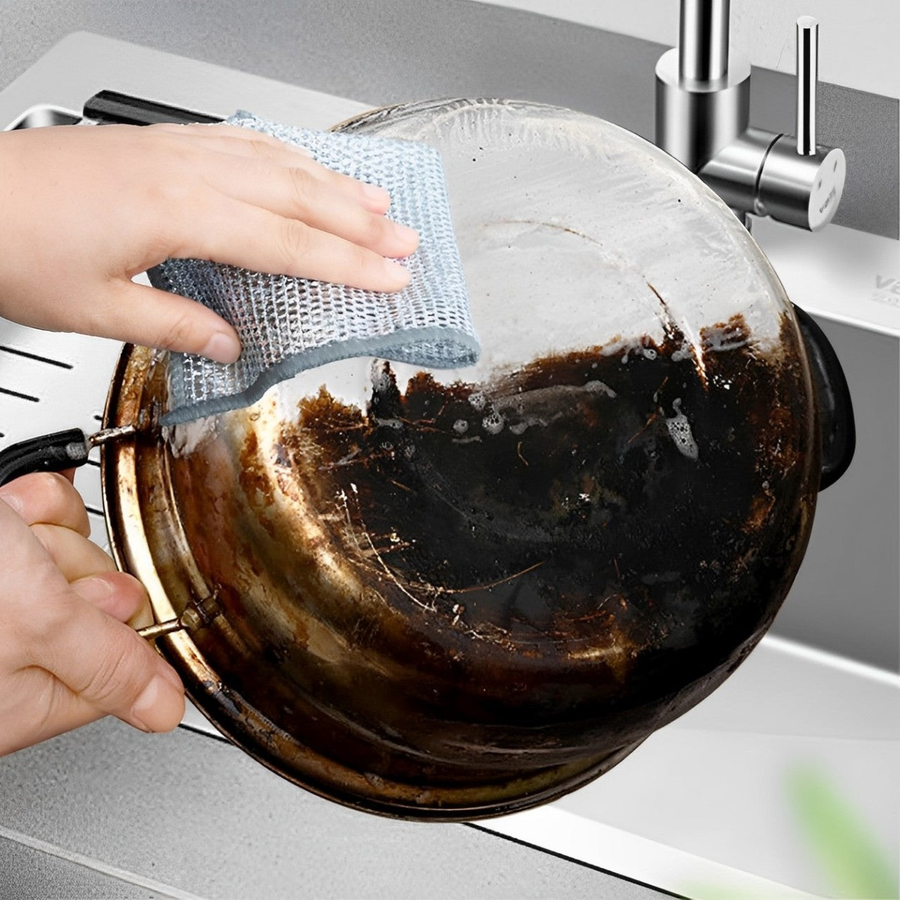 Microfiber Cleaning Cloths | 20-Pack Reusable Lint-Free Wipes