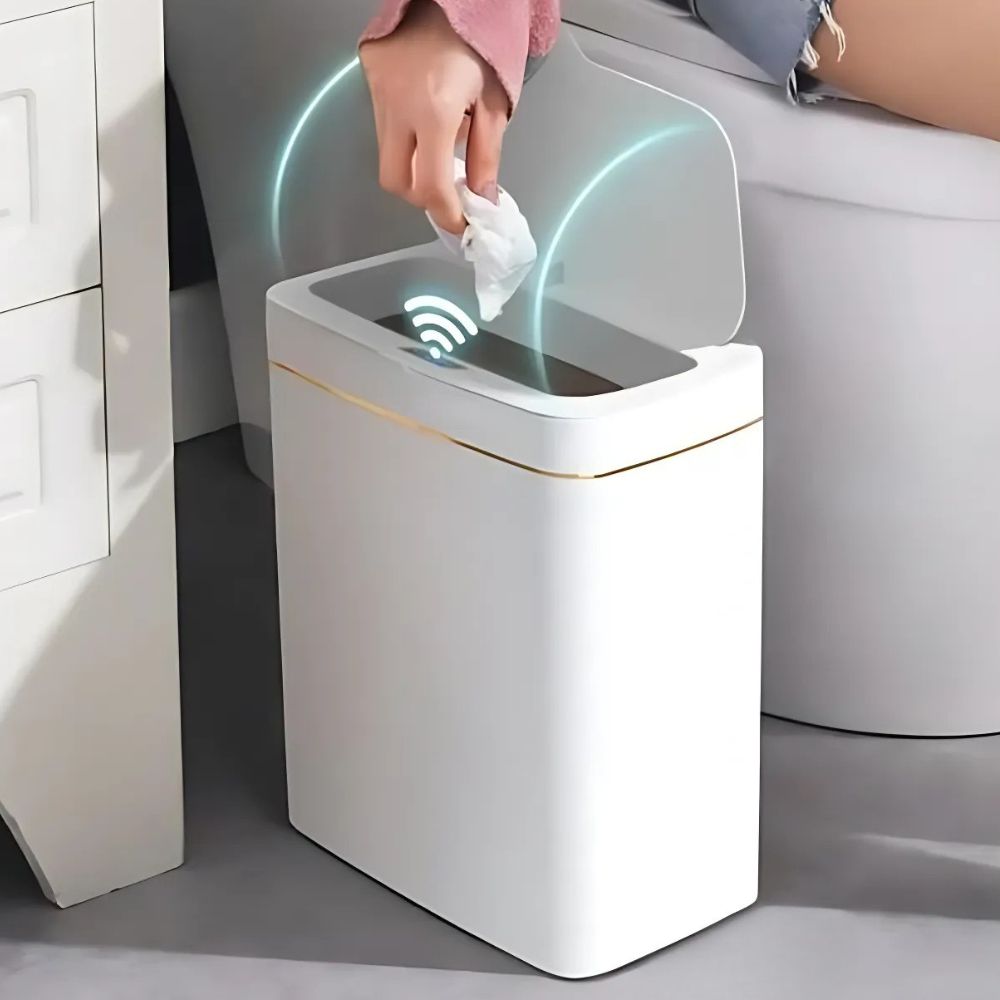 Smart Motion Sensor Trash Can | Automatic Touchless Garbage Bin