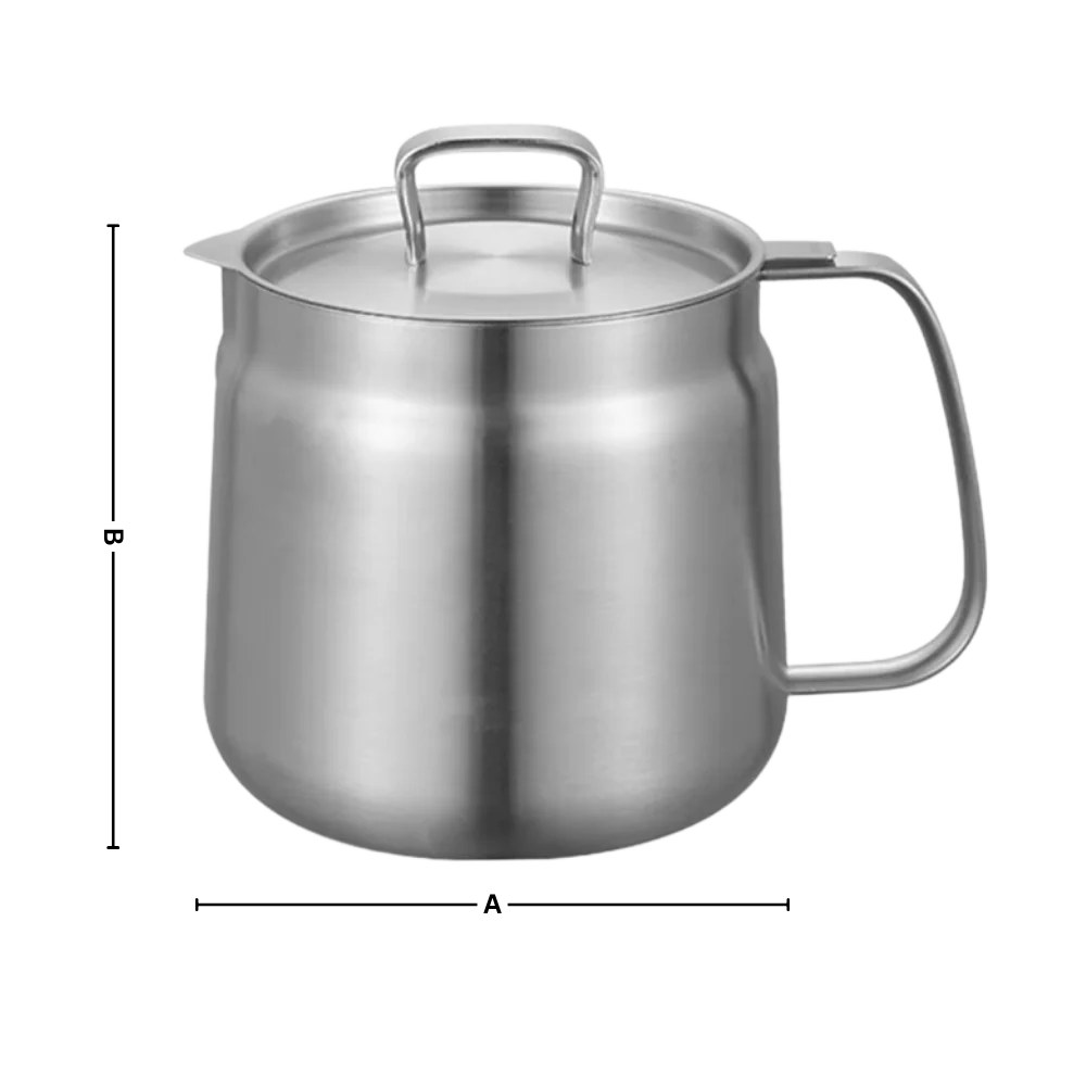 2-in-1 Deep Frying Pot | Stainless Steel Fryer with Strainer Basket