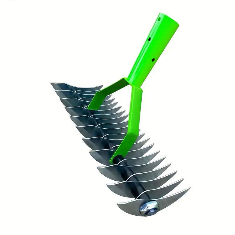 Long Reach Thatch Rake | Lawn Dethatching Tool for Dead Grass
