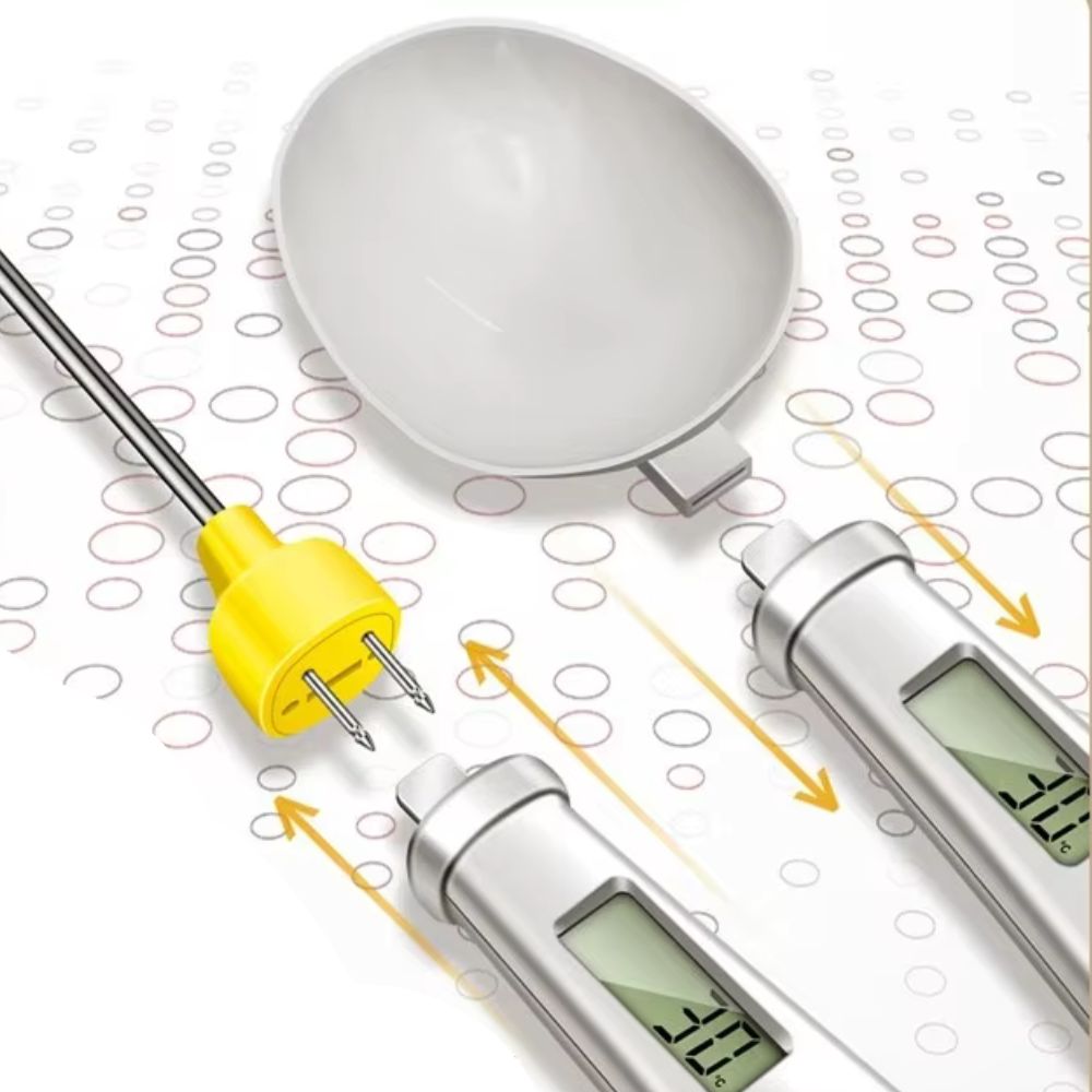 Digital Spoon Scale & Thermometer | 2-in-1 Mini Food Measuring Tool