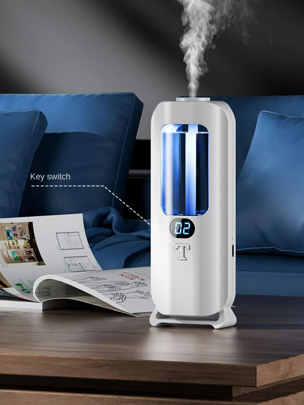 Rechargeable Essential Oil Diffuser | 5-Mode Ultrasonic Mist Diffuser