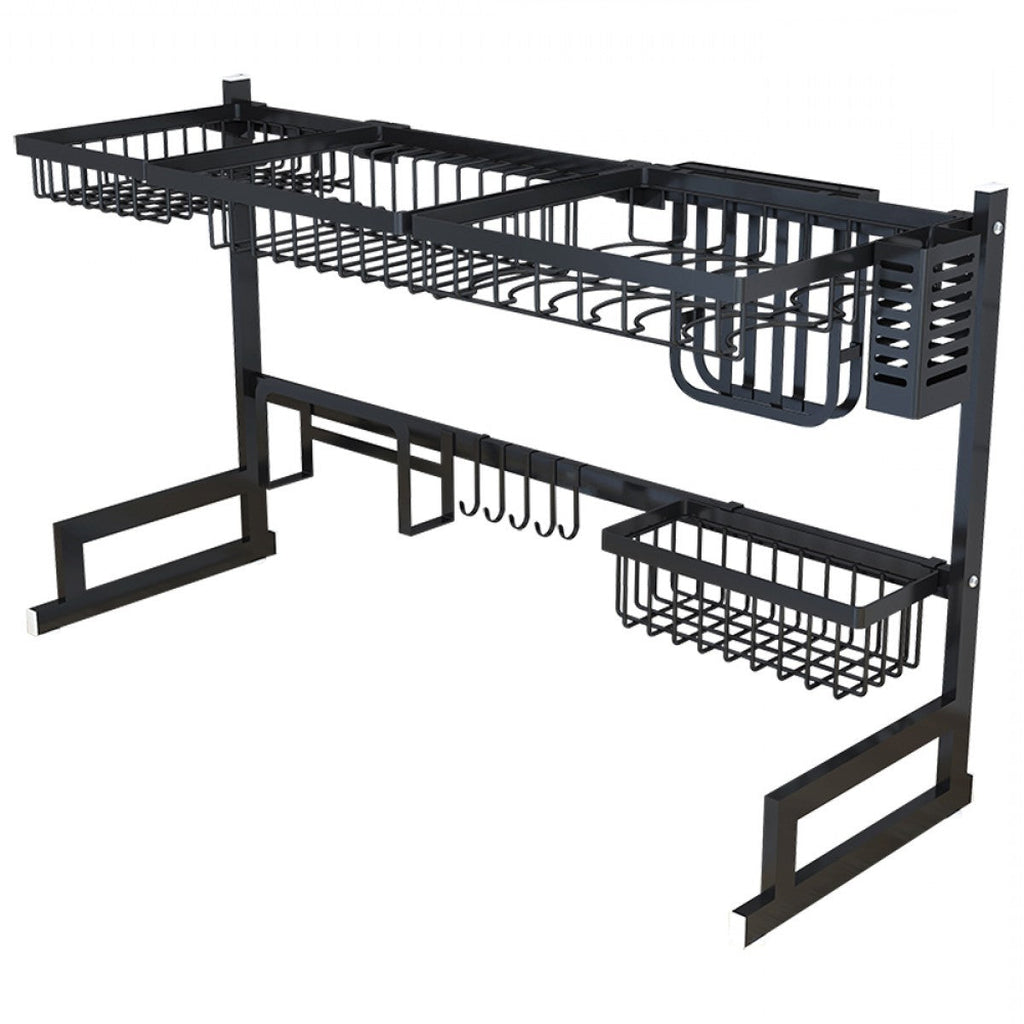 Over-Sink Dish Drying Rack | 34" Stainless Steel Kitchen Shelf