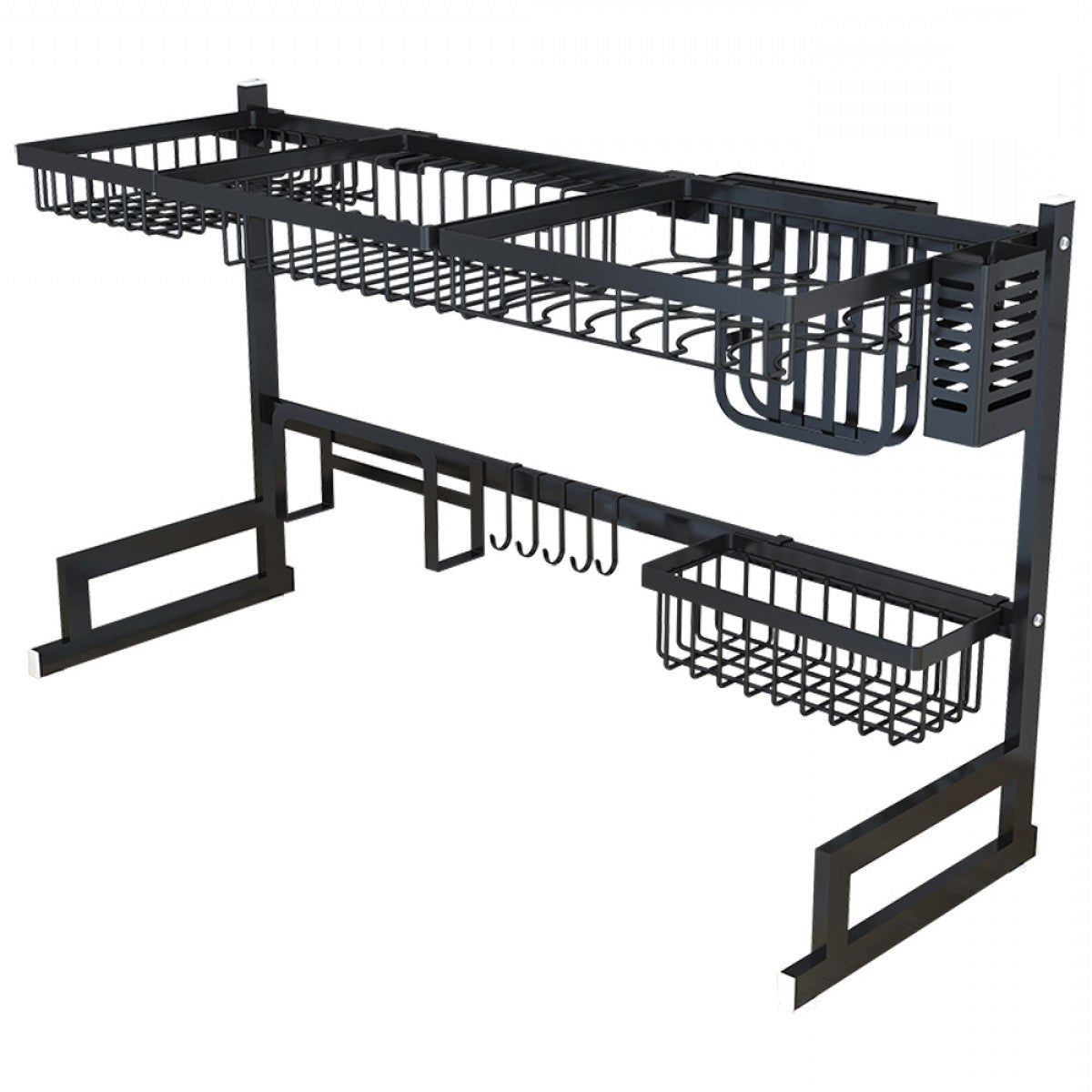 Over-Sink Dish Drying Rack | 34" Stainless Steel Kitchen Shelf
