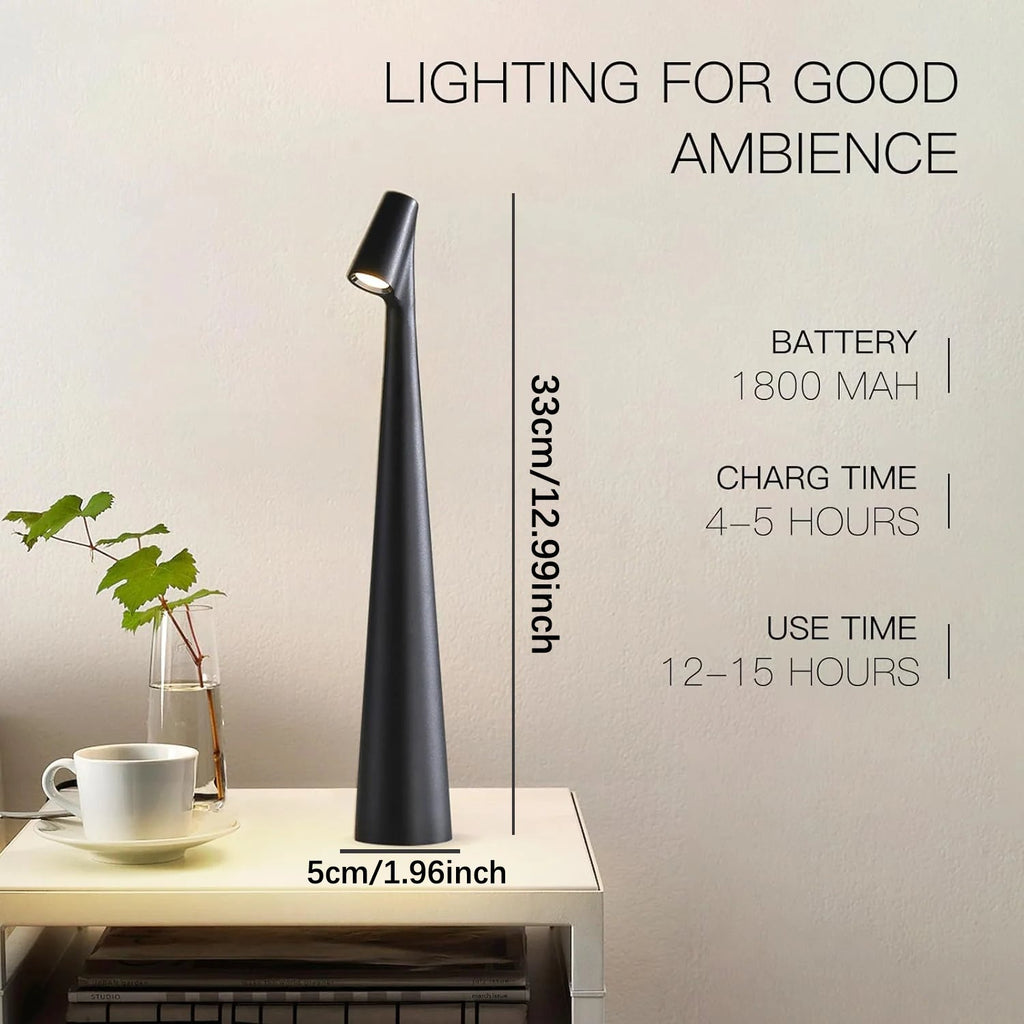 Touch Control Reading Light | Tri-Color Dimmable Clip-On Desk Lamp