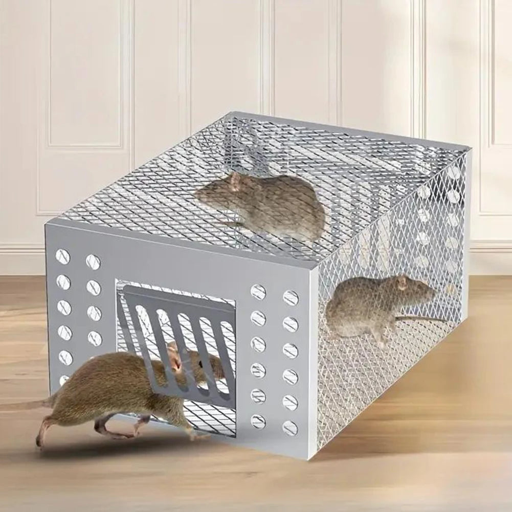 Reusable Mouse Trap Cage | Sliding Door Humane Rodent Catcher