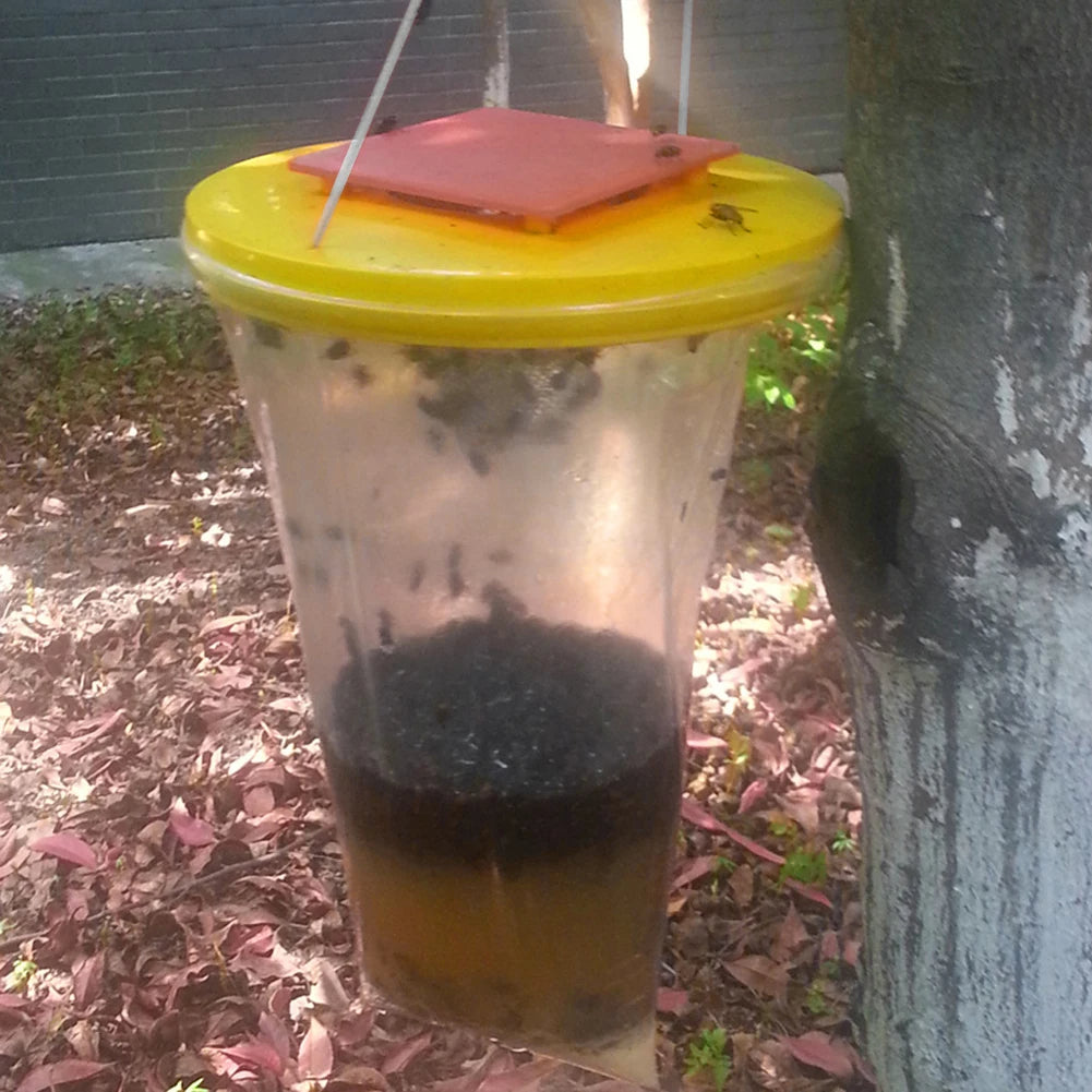 Outdoor Fly Trap Bag | Eco-Friendly Disposable Hanging Fly Catcher