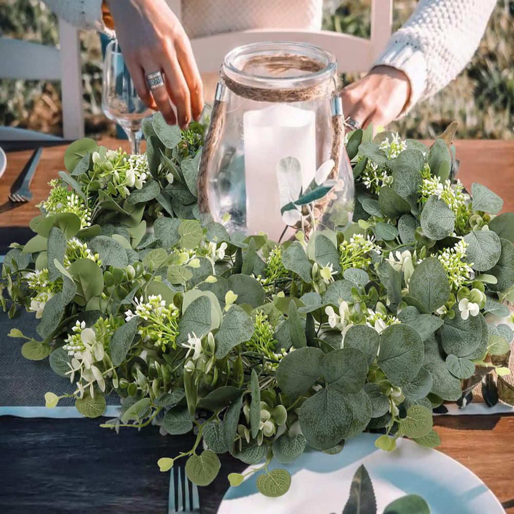 Faux Eucalyptus Garland | Elegant Decorative Artificial Greenery