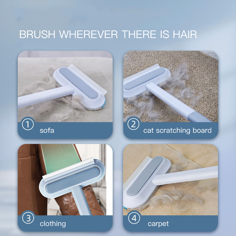 4-in-1 Pet Hair Remover | Reusable Lint Roller & Fur Removal Tool