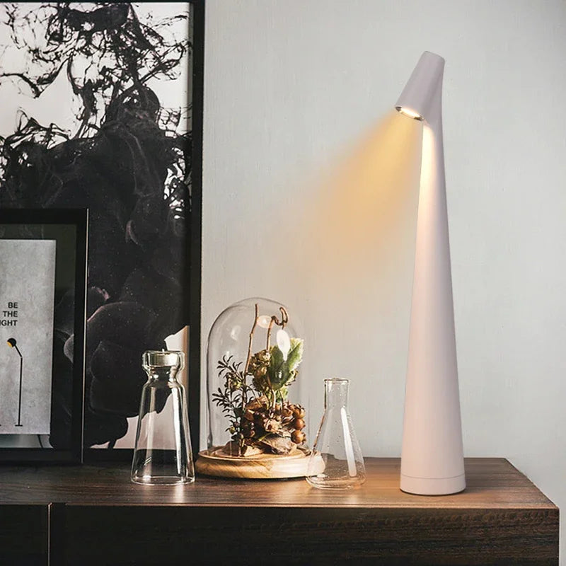 Touch Control Reading Light | Tri-Color Dimmable Clip-On Desk Lamp