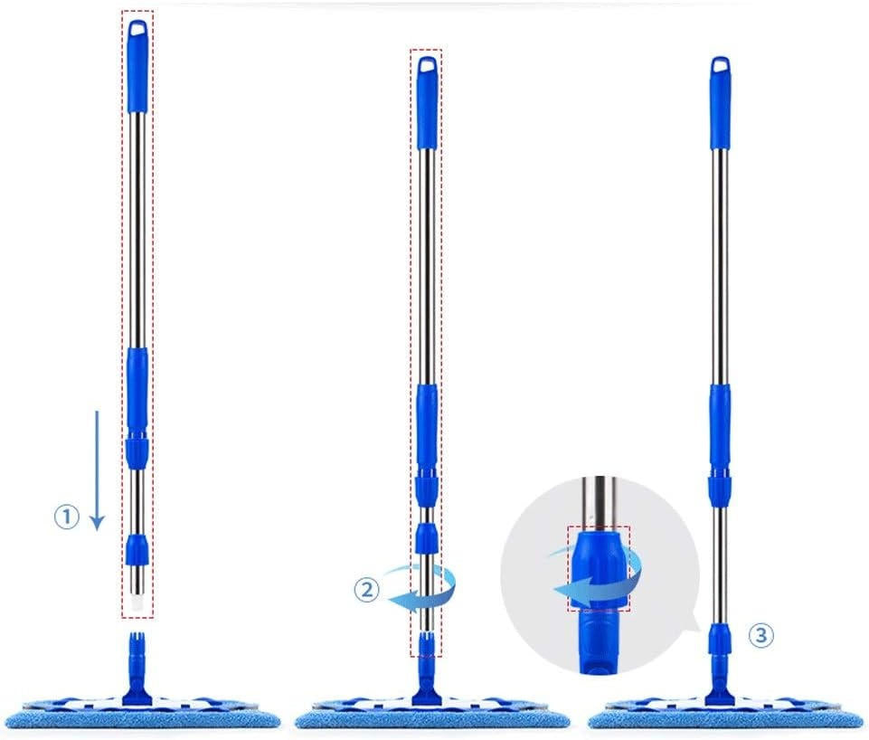 Floor Cleaning Mop | Microfiber Flat Mop for Hardwood & Tile Floors