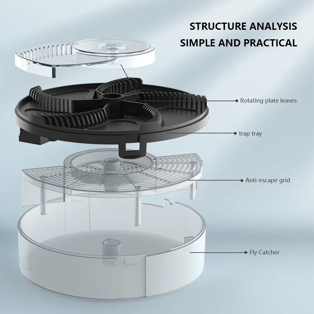 Automatic Fly Catcher | Electric Fly Trap with UV Light Bait