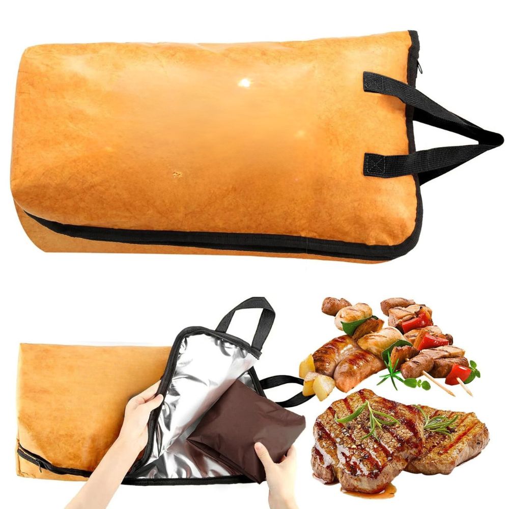 BBQ Meat Resting Blanket Bag | Insulated Cooler for Brisket & Roasts