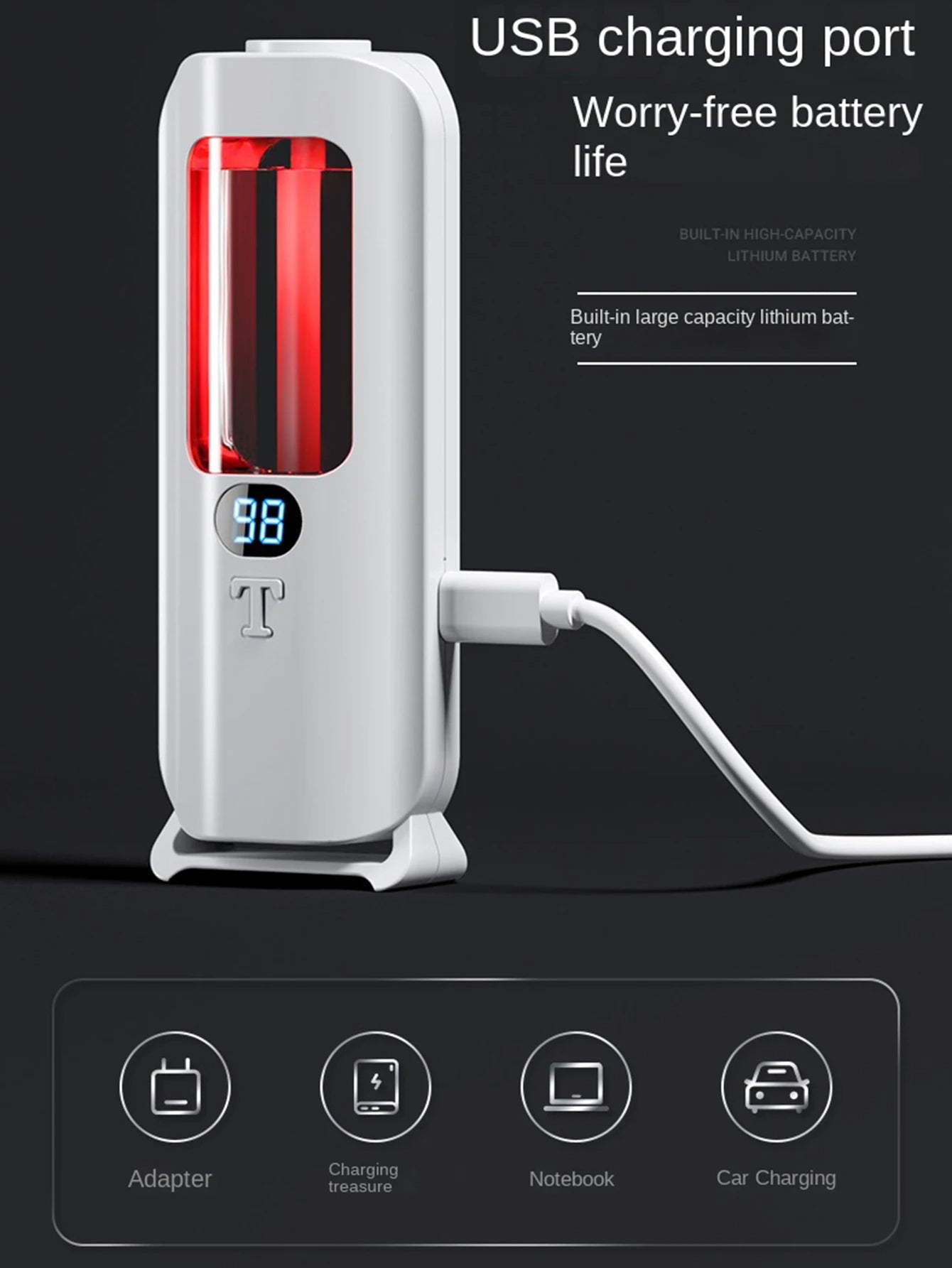 Rechargeable Essential Oil Diffuser | 5-Mode Ultrasonic Mist Diffuser