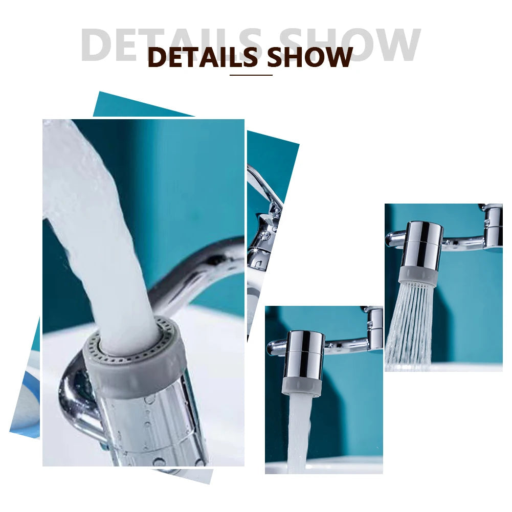 1080° Rotating Faucet Extender | Universal Swivel Tap Aerator