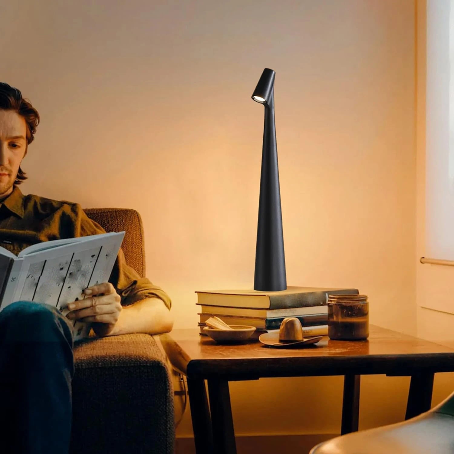 Touch Control Reading Light | Tri-Color Dimmable Clip-On Desk Lamp