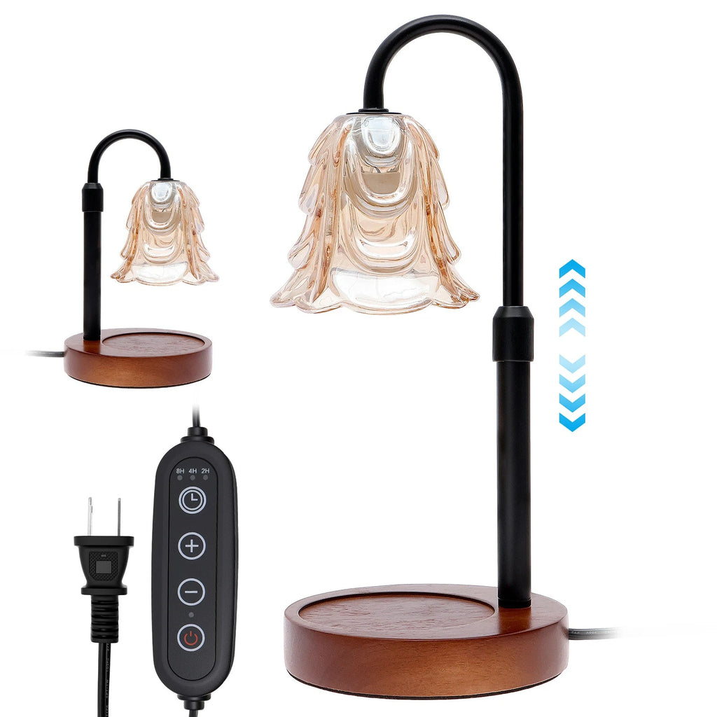 Flower Candle Warmer Lamp | Dimmable Wax Melt Warmer Light