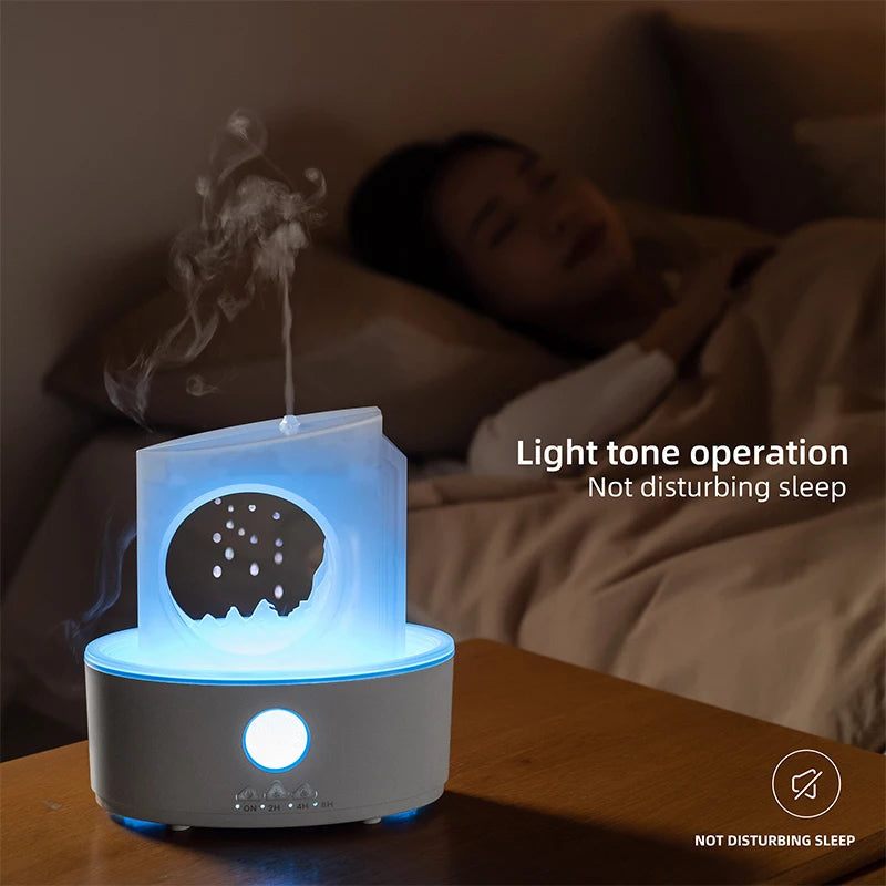 Rain Cloud Essential Oil Diffuser | Aromatherapy Humidifier with LED