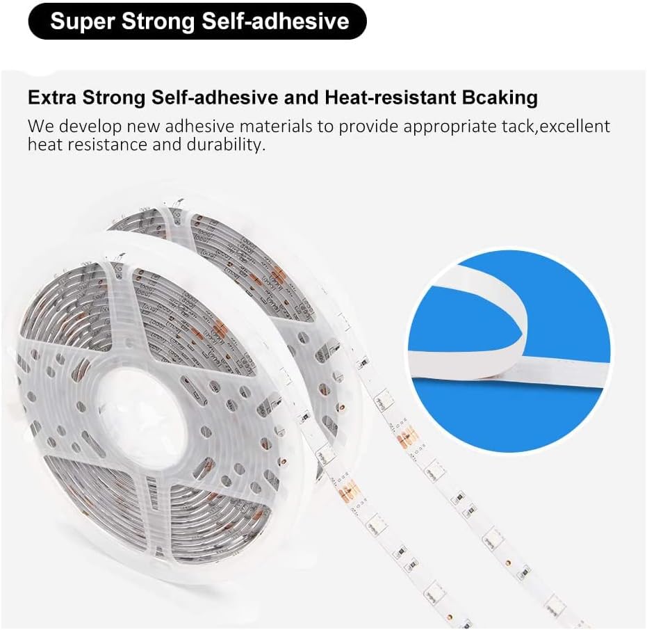 LED Strip Lights 32ft | Color Changing Smart LED Light Strip for Room