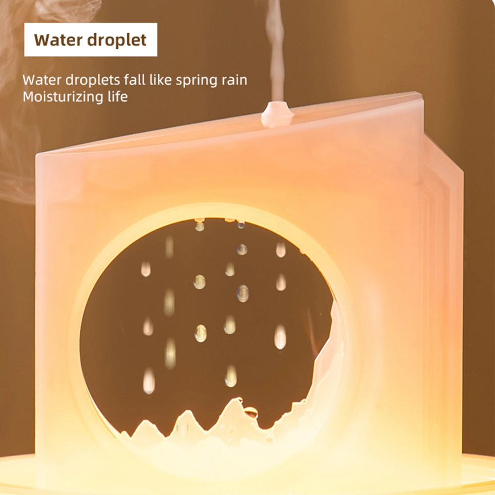 Rain Cloud Essential Oil Diffuser | Aromatherapy Humidifier with LED