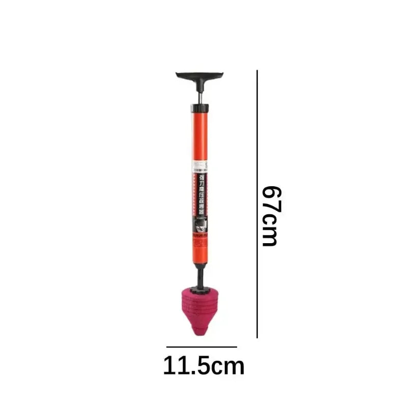 High-Pressure Toilet Plunger | Accordion Force Cup Clog Remover