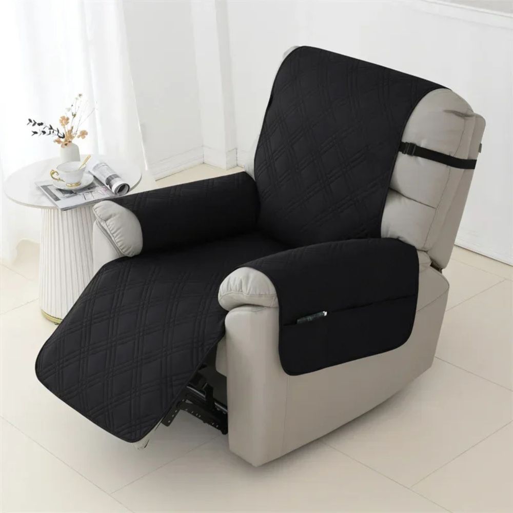 Waterproof Recliner Cover | Quilted Slipcover for Armchair, Pet-Friendly