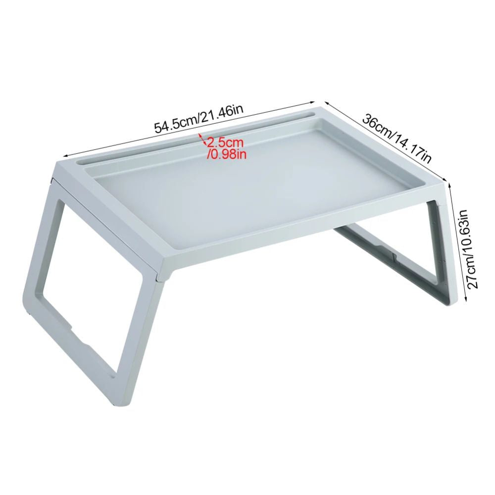 Foldable Bed Serving Tray | Breakfast Table Tray with Legs