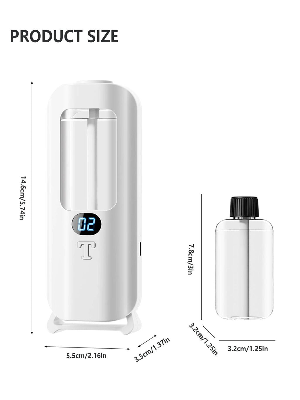 Rechargeable Essential Oil Diffuser | 5-Mode Ultrasonic Mist Diffuser