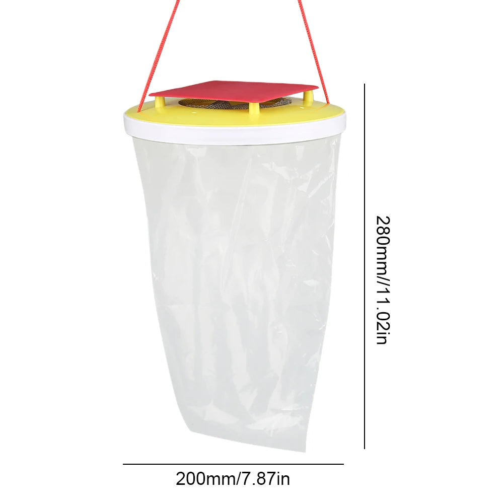 Outdoor Fly Trap Bag | Eco-Friendly Disposable Hanging Fly Catcher