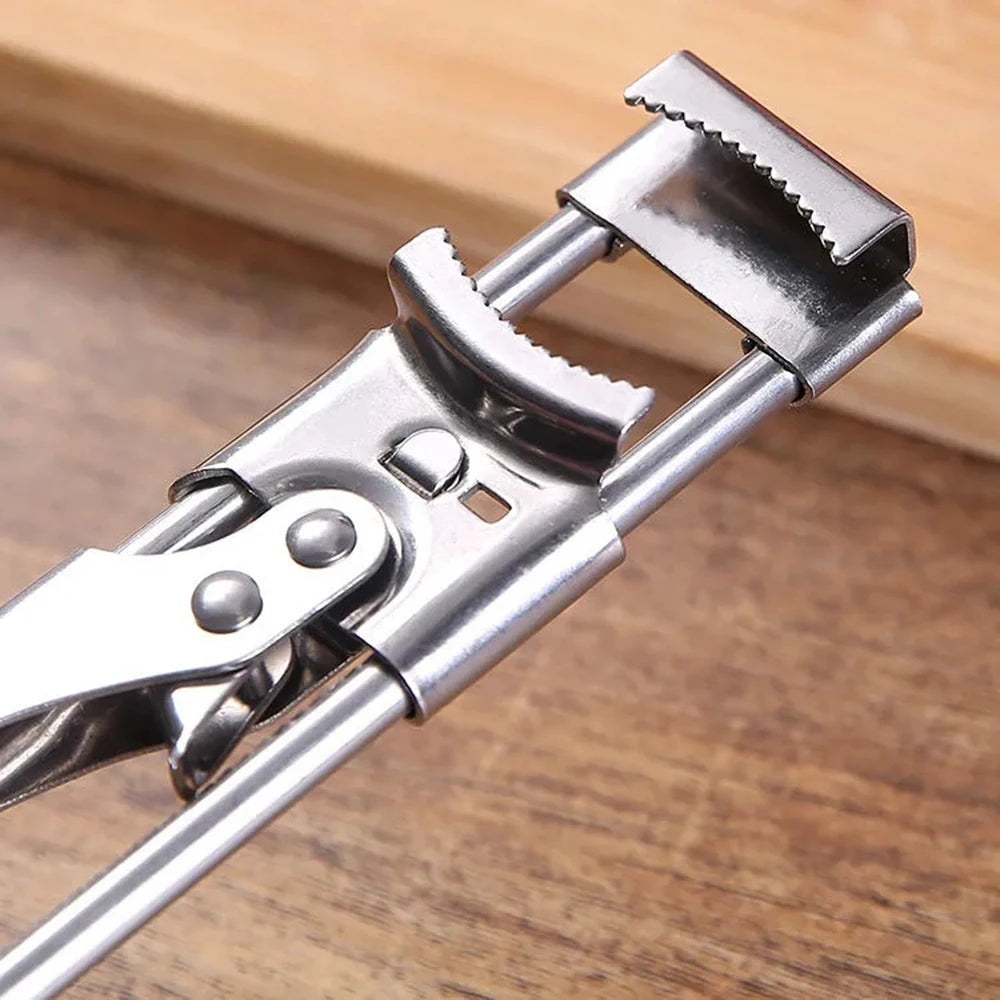 Adjustable Jar Opener | Stainless Steel Multi-Size Lid Remover Tool