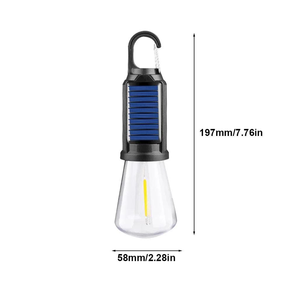 Solar Camping Light | Rechargeable Hooked LED Tent Light