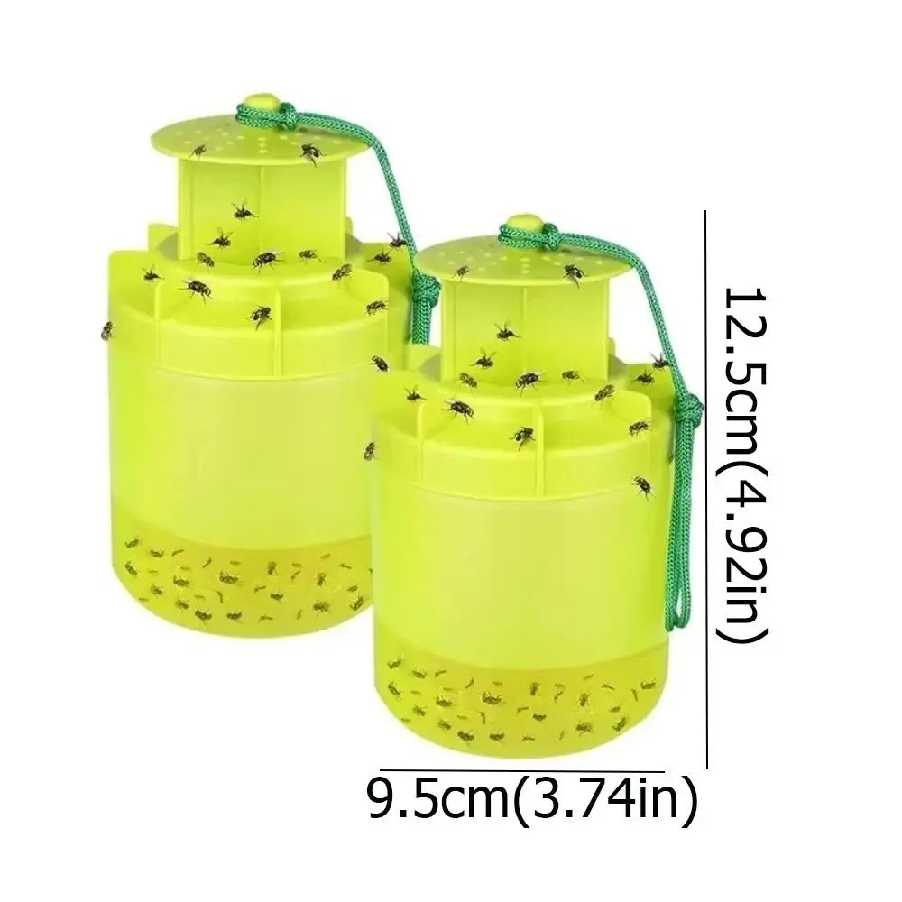 Outdoor Fly Trap | Heavy-Duty Reusable Hanging Fly Catcher