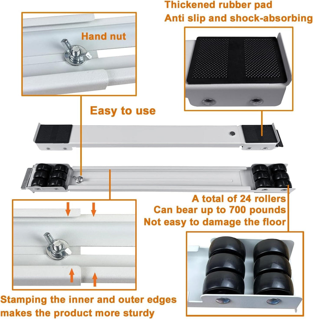 Heavy Duty Appliance Rollers | Moving Wheels for Fridge & Washer