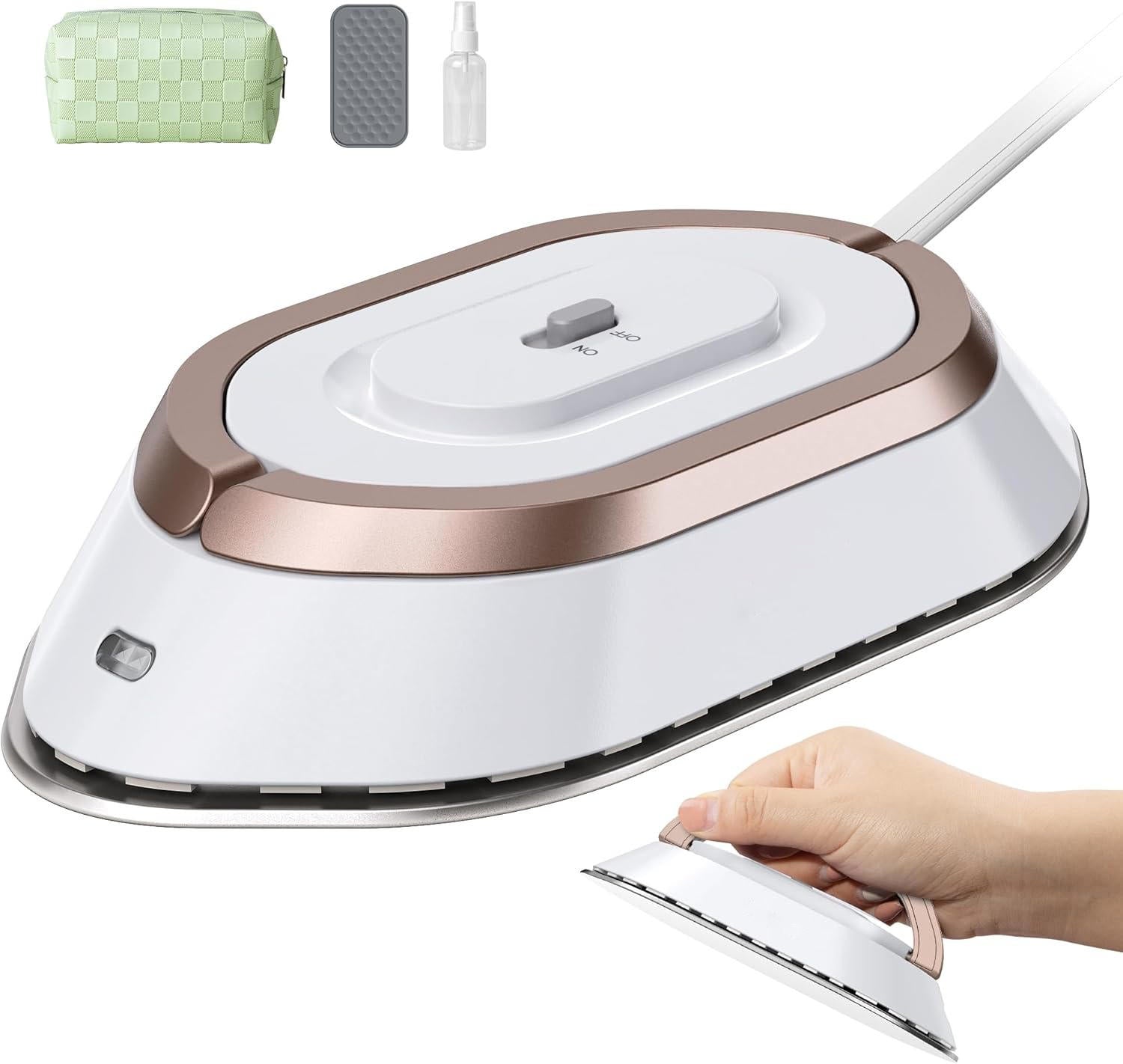 Portable Travel Iron | Compact Mini Clothes Iron for Travel & Home