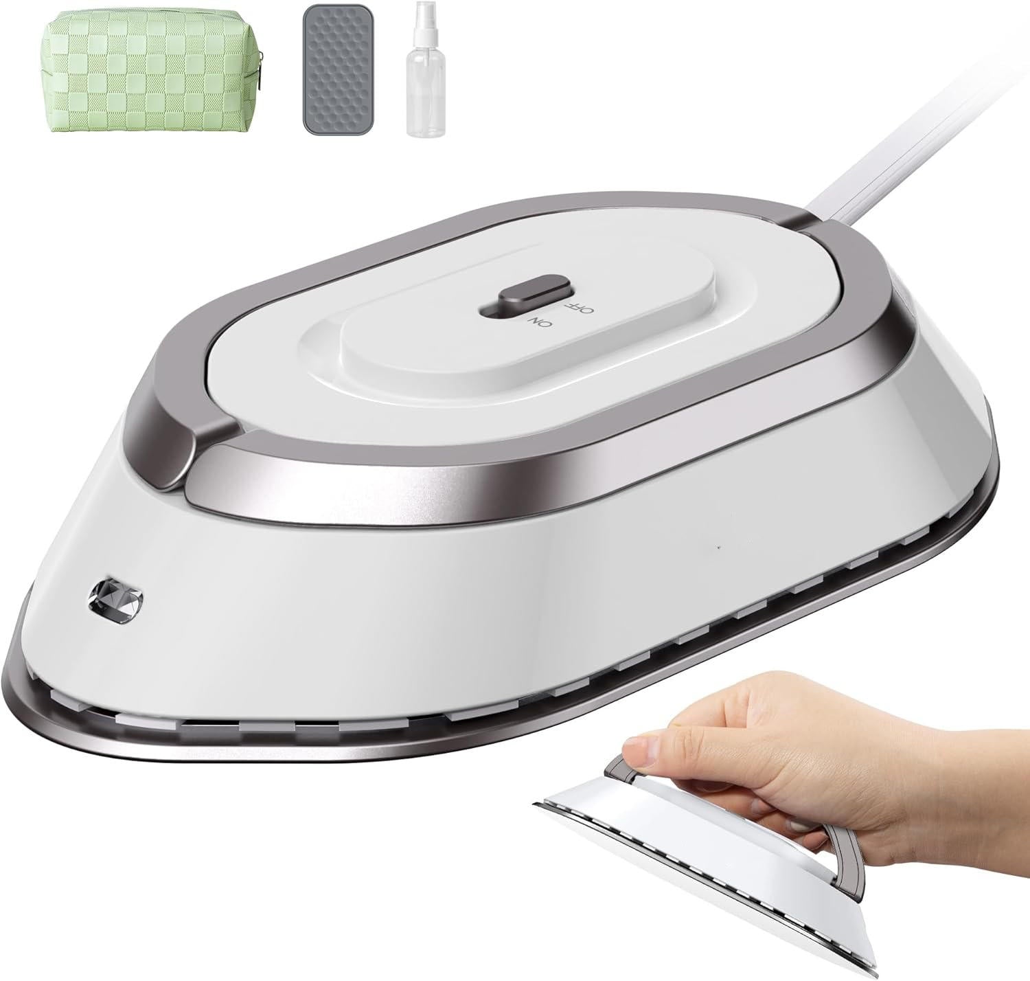 Portable Travel Iron | Compact Mini Clothes Iron for Travel & Home