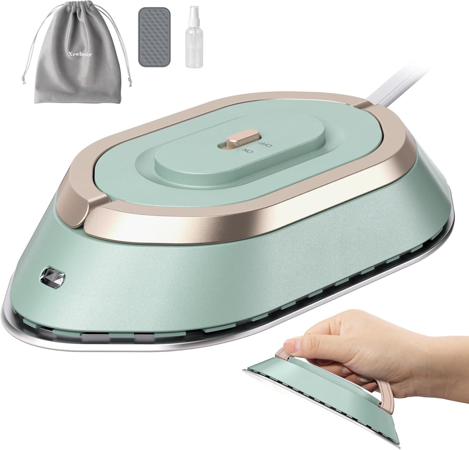 Portable Travel Iron | Compact Mini Clothes Iron for Travel & Home