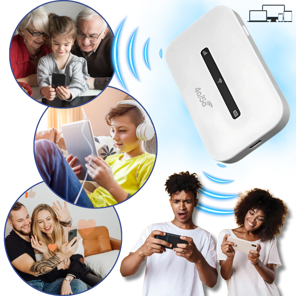 Portable Wi-Fi Hotspot | Travel Router for Worldwide Internet Access