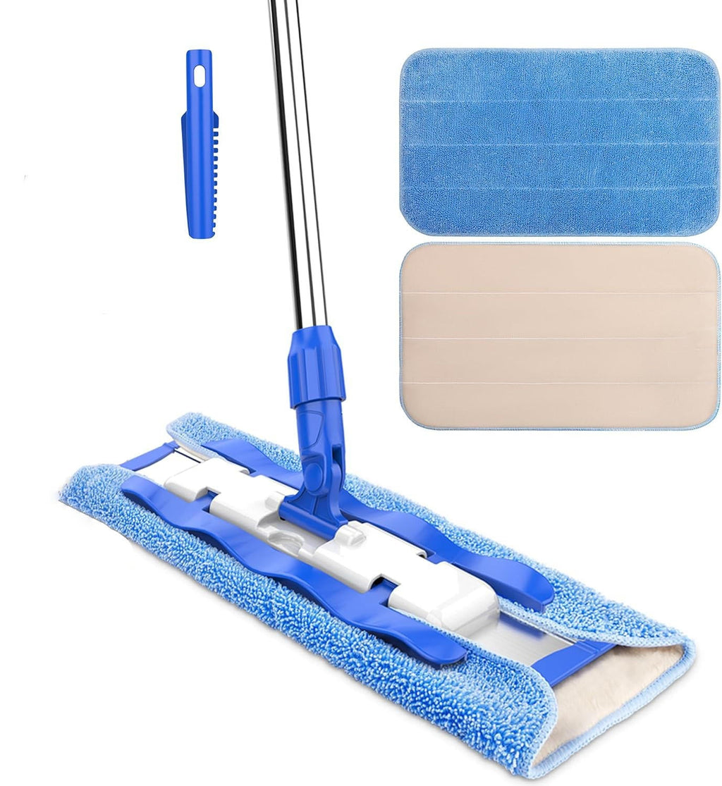 Floor Cleaning Mop | Microfiber Flat Mop for Hardwood & Tile Floors