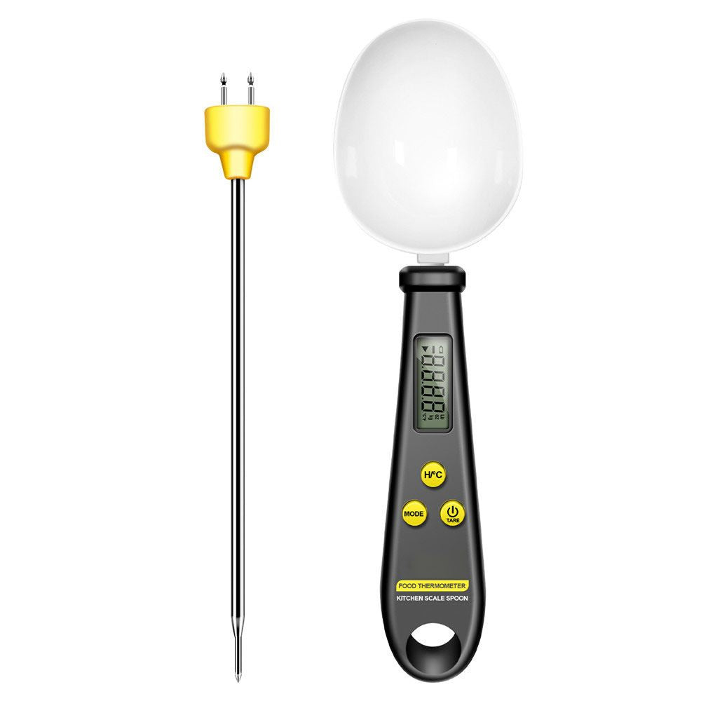 Digital Spoon Scale & Thermometer | 2-in-1 Mini Food Measuring Tool