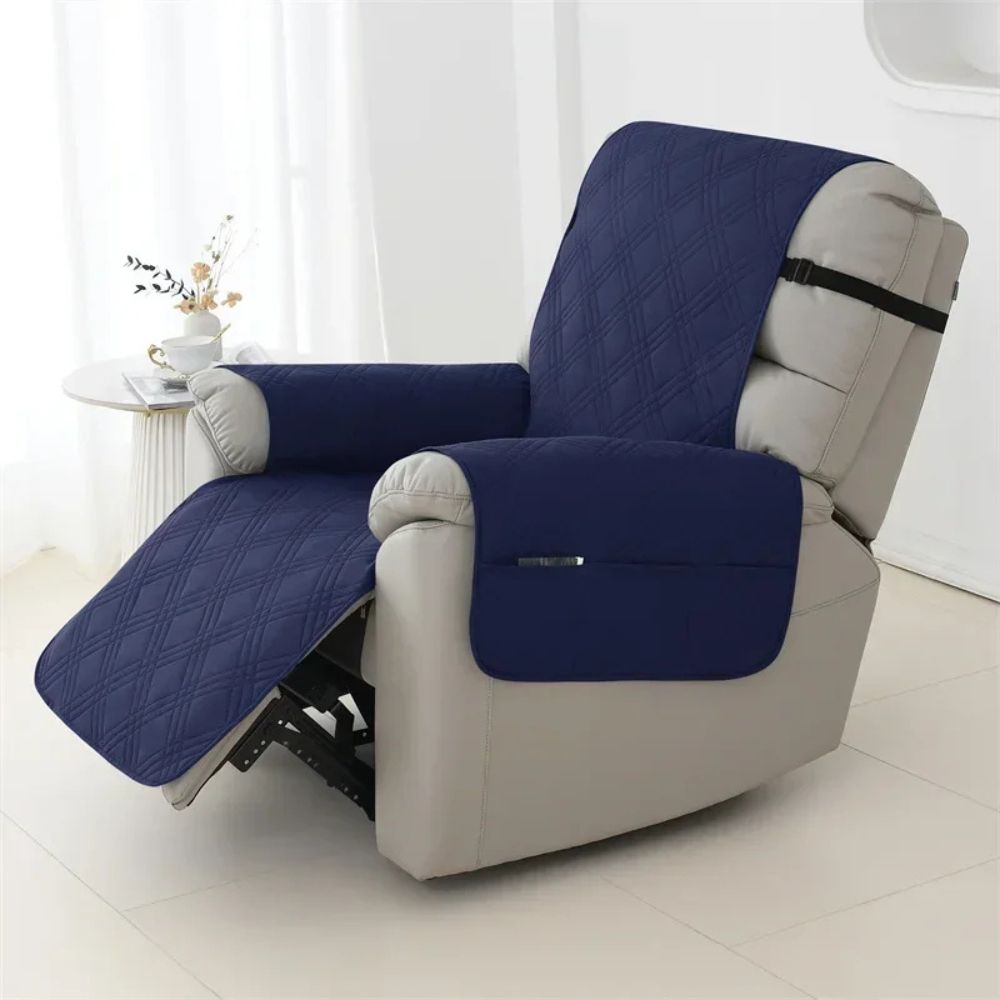 Waterproof Recliner Cover | Quilted Slipcover for Armchair, Pet-Friendly