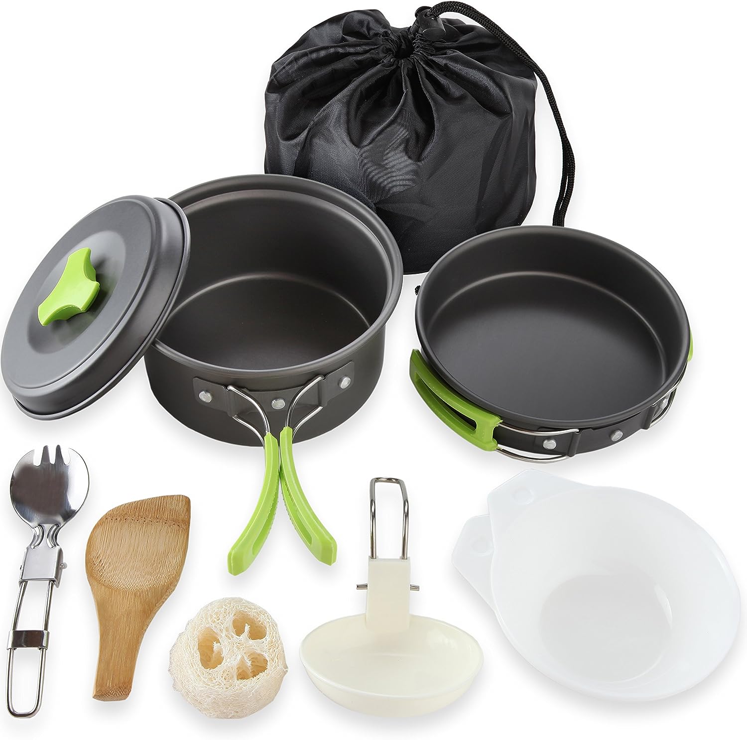 Camping Cookware Set | Backpacking Pots & Pans for Outdoor Cooking