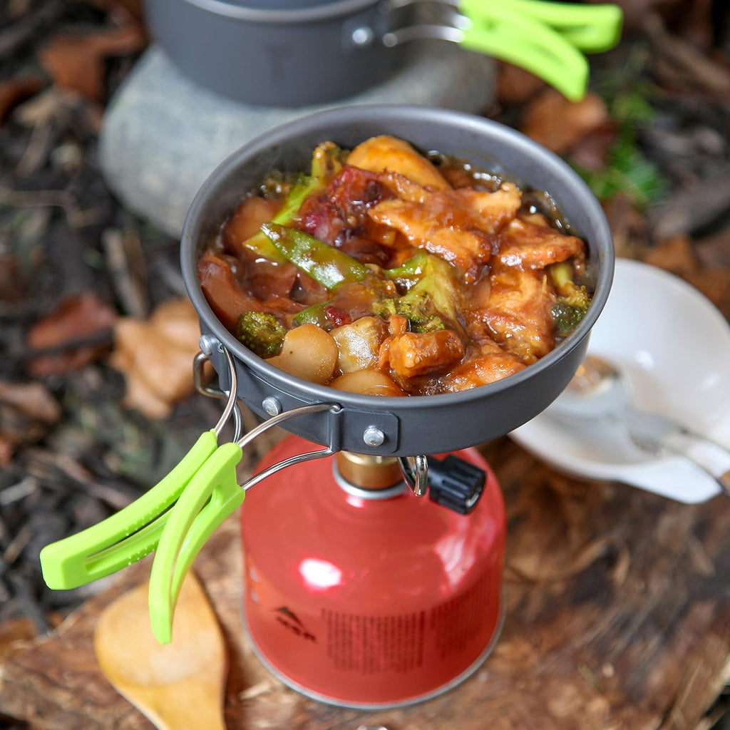 Camping Cookware Set | Backpacking Pots & Pans for Outdoor Cooking