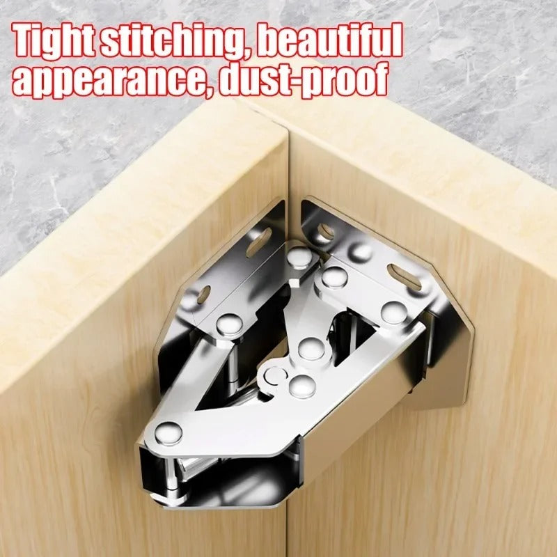 Cabinet Hinges 10-Pack | Soft-Close Concealed Door Hinges