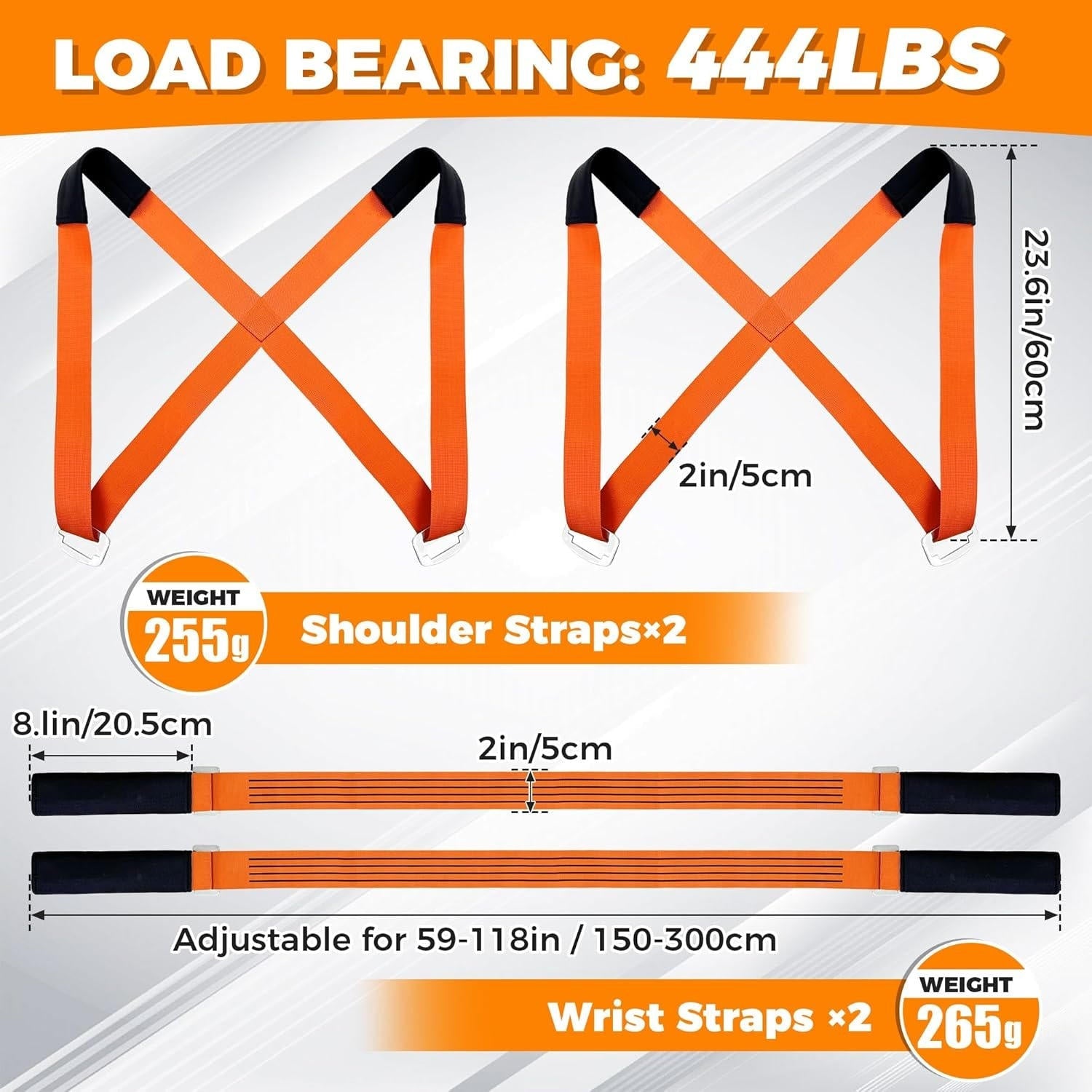 Furniture Moving Straps | Lifting & Moving Straps for Heavy Items