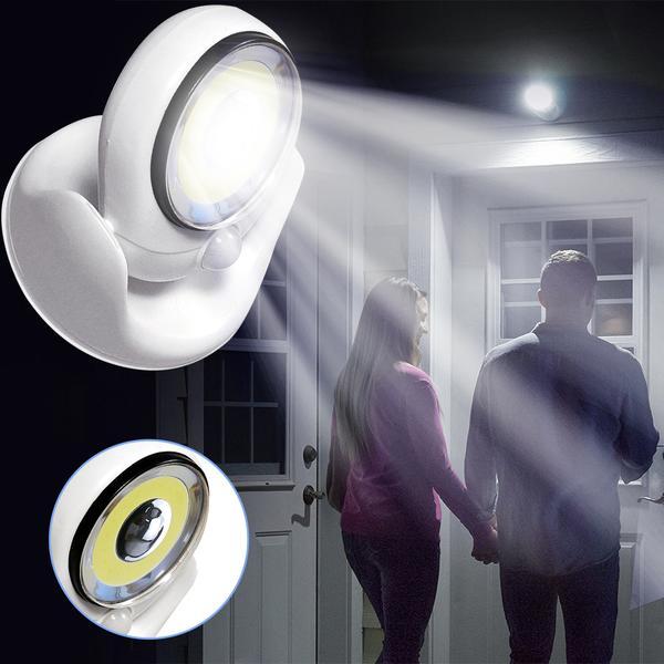 Weatherproof LED Outdoor Light | Motion Sensor, Solar or Wired